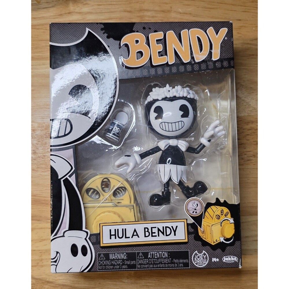 Hula Bendy - Bendy and the Ink Machine Figure Jakks Pacific Projector Soup Can